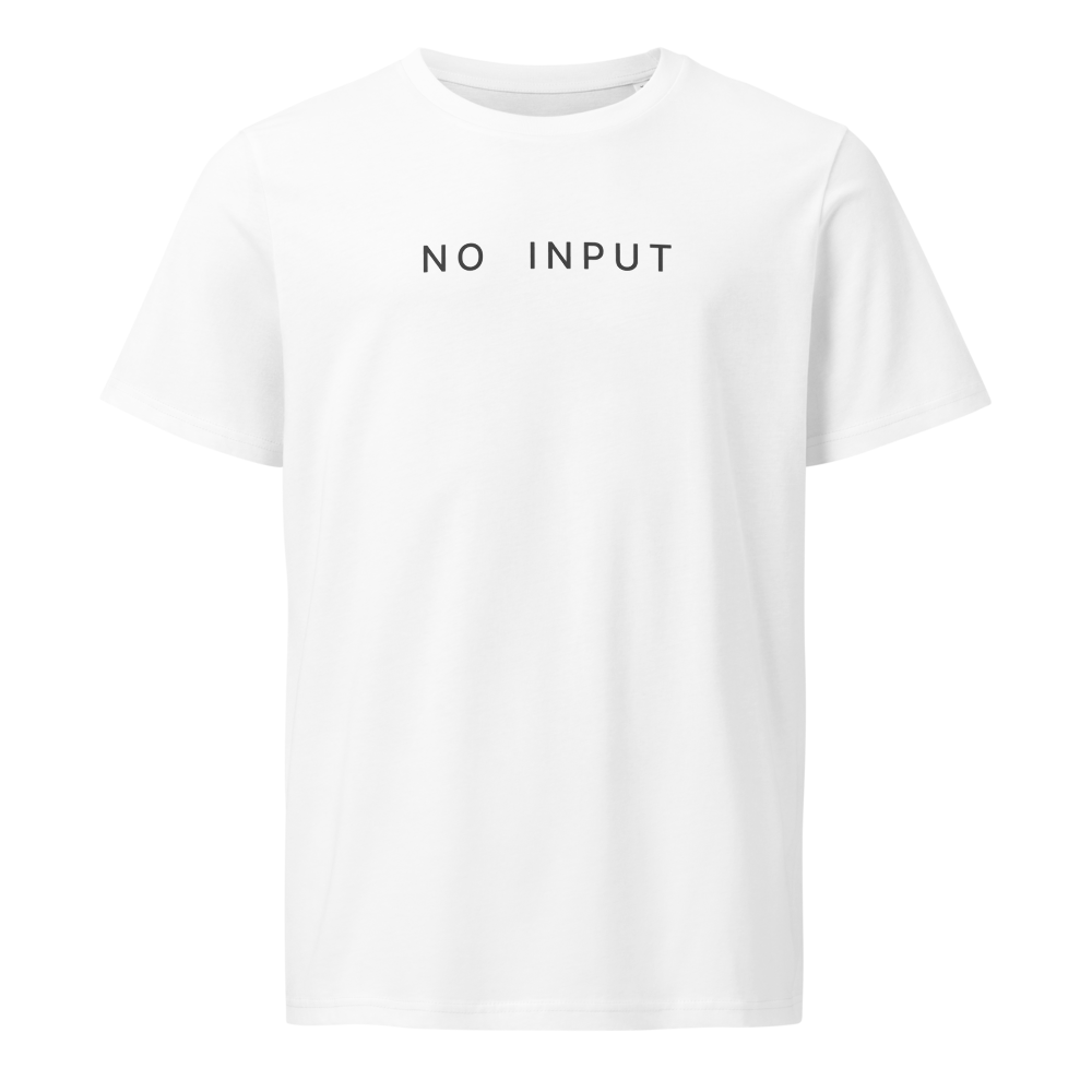NO INPUT WHITE T-SHIRT