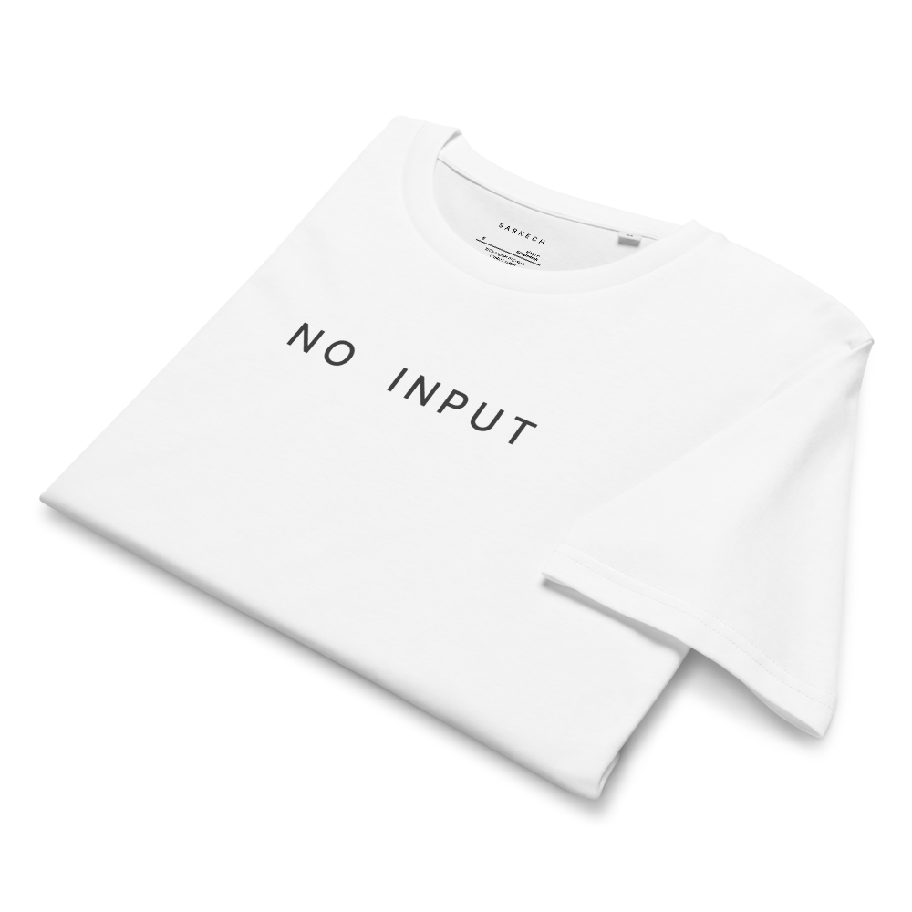 NO INPUT WHITE T-SHIRT